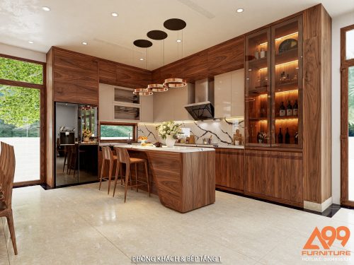 Phong cách bếp công nghiệp